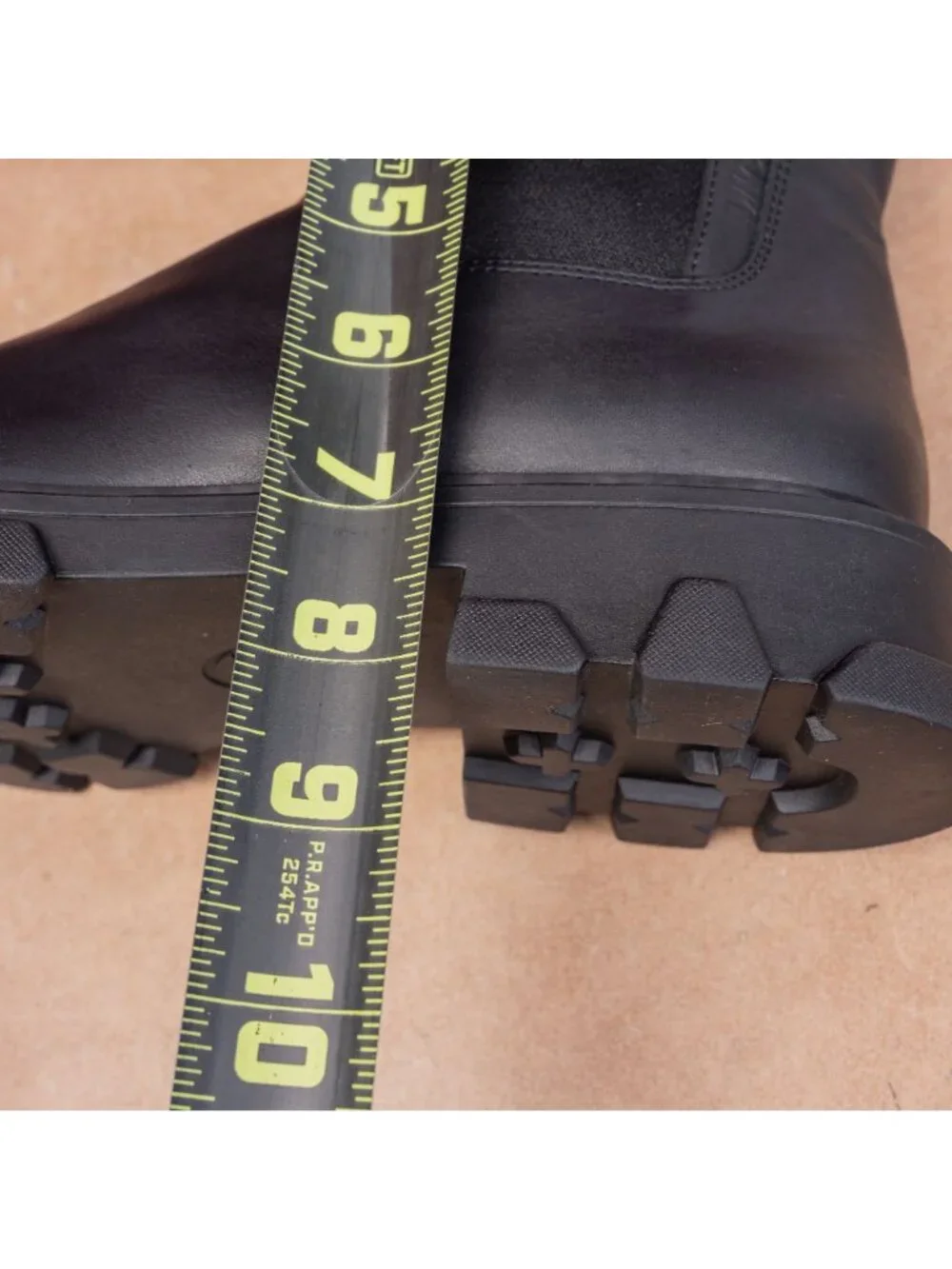 Michael Kors Women Ridley Black Leather Slip-on Lug Chelsea Ankle Boots sz 9.5
